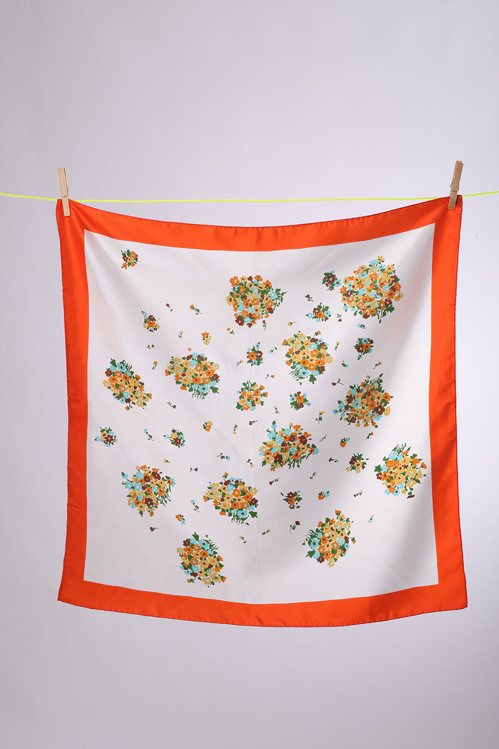 NO BRAND Orange frame with florals