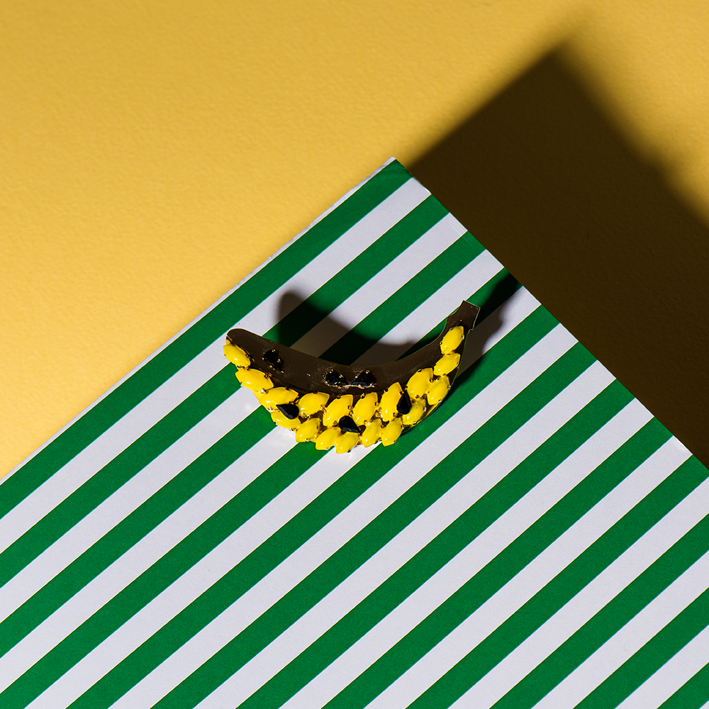 Banana brooch