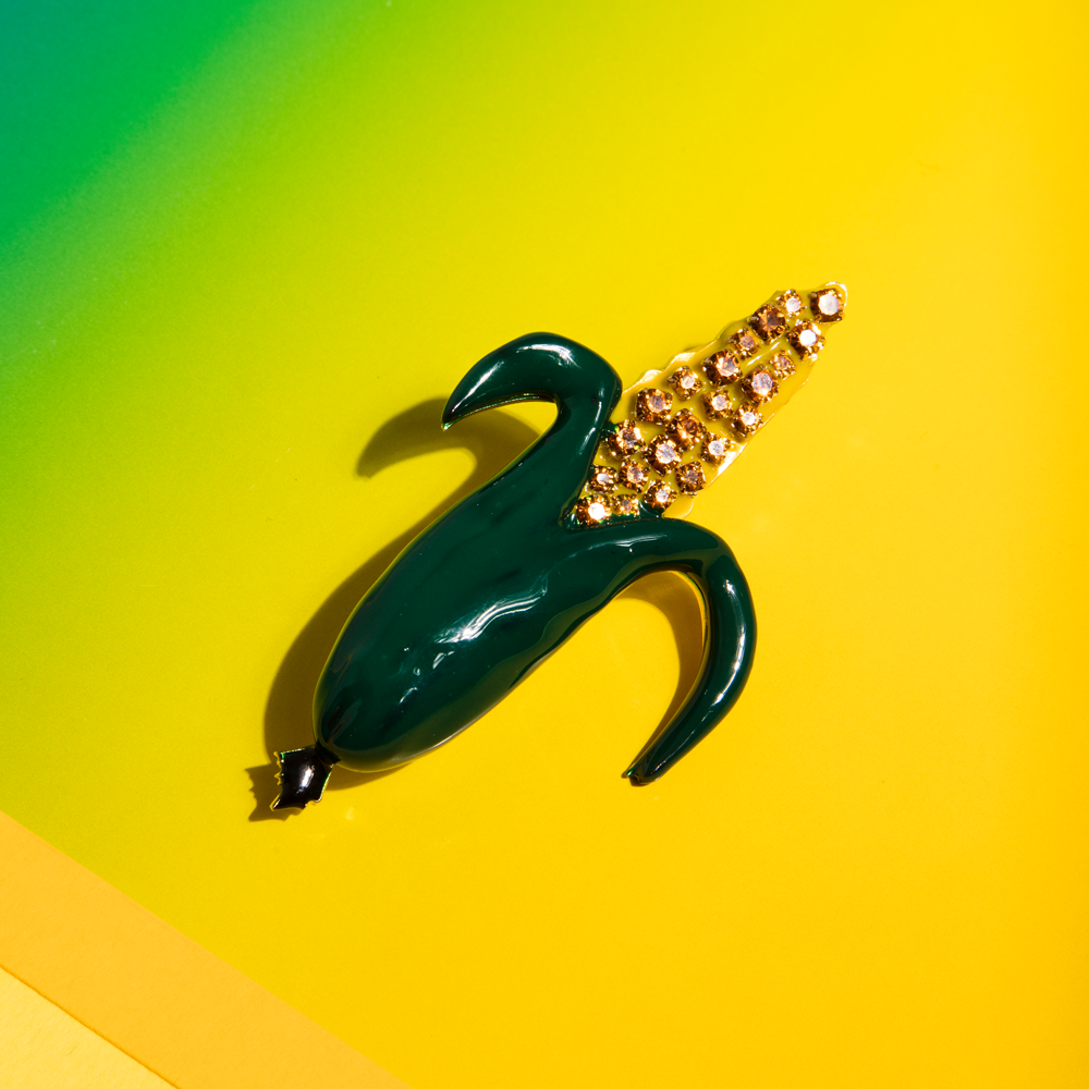 Corn Brooch