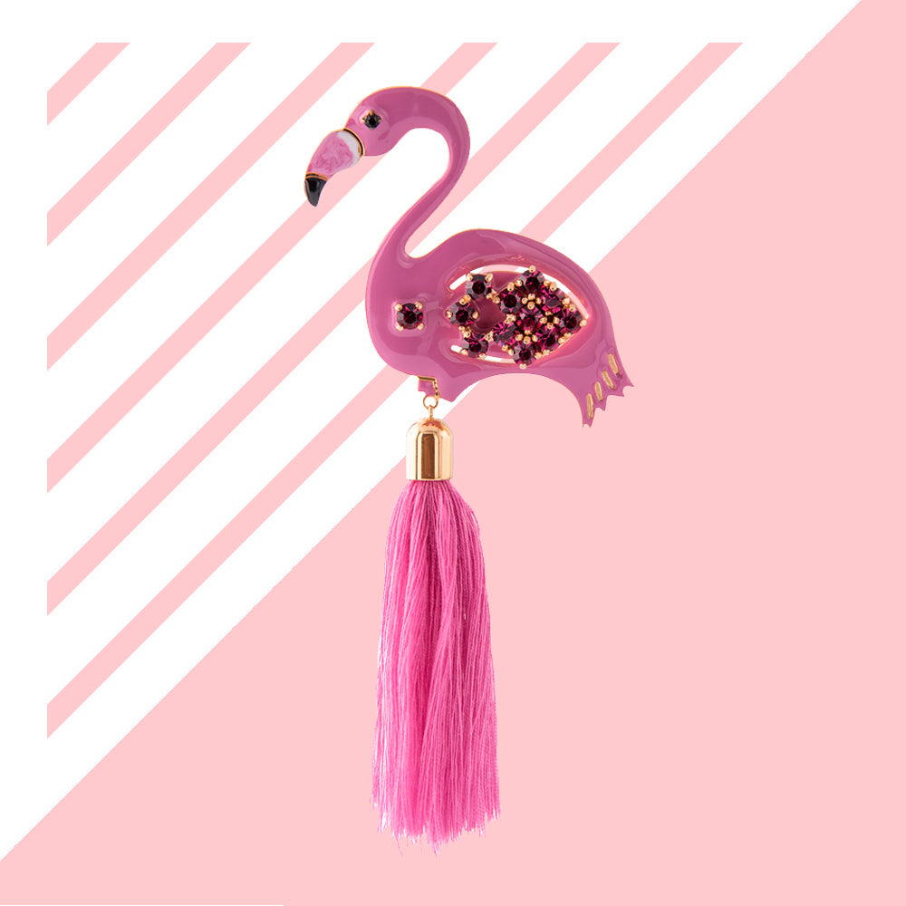 Flamingo Brooch