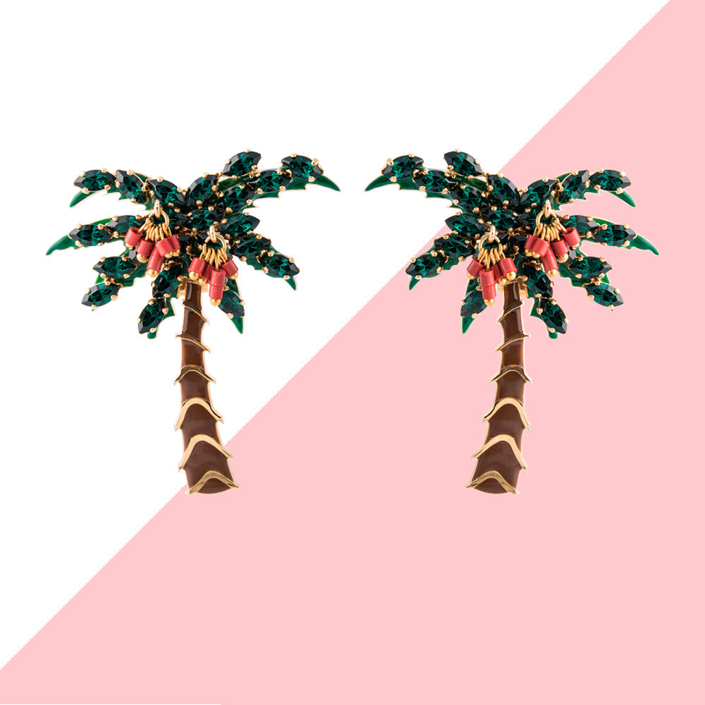 Palm Tree Earrings