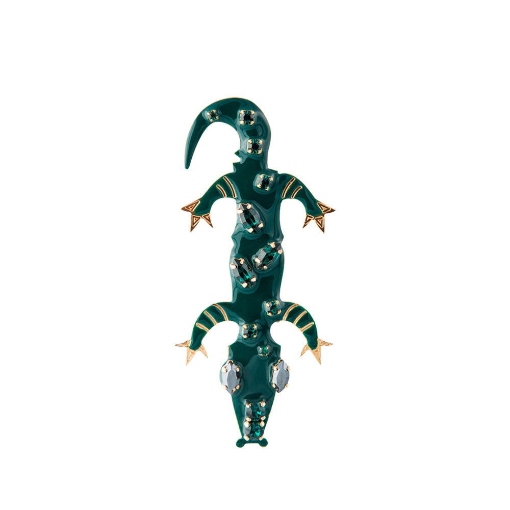 Crocodile Brooch