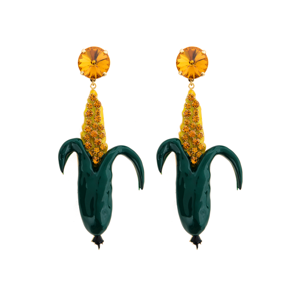 Corn Long Earrings