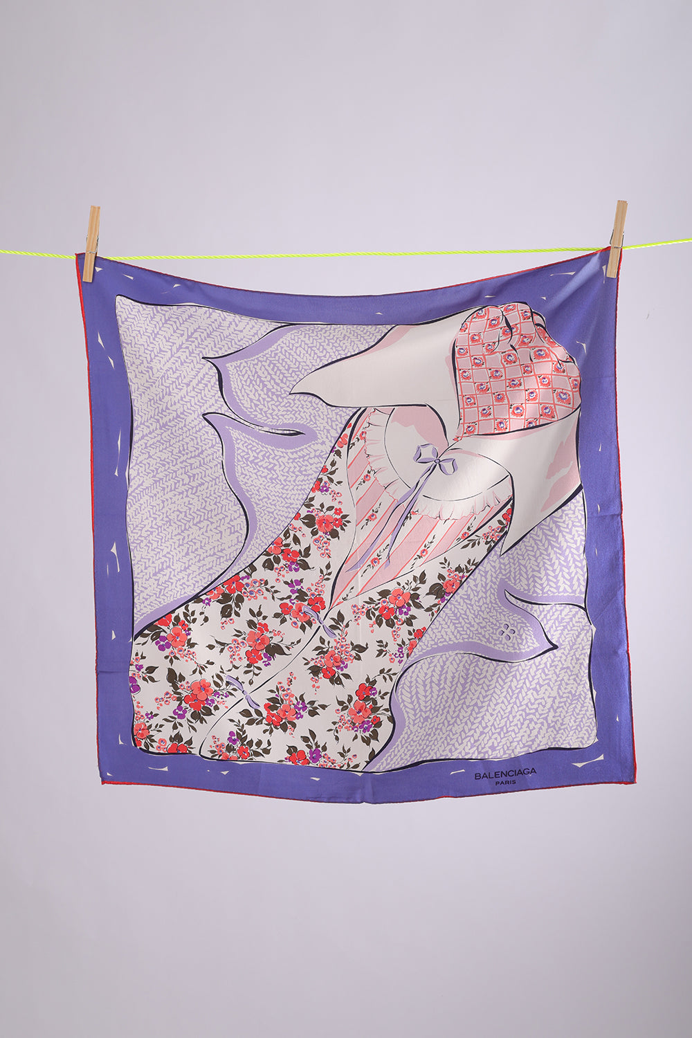 BALENCIAGA Lilac floral