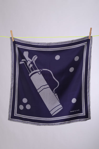 DANIEL LA FORET Navy & White Golf