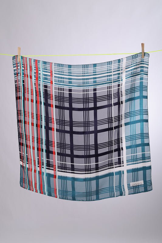 ERRE see through Aqua, Red & Navy
