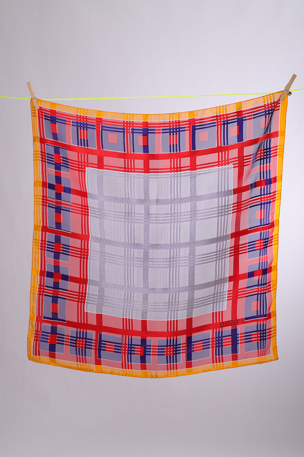 ERRE see through red, yellow & blue squares