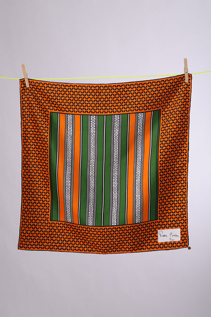 PIERRE CARDIN Orange & Green