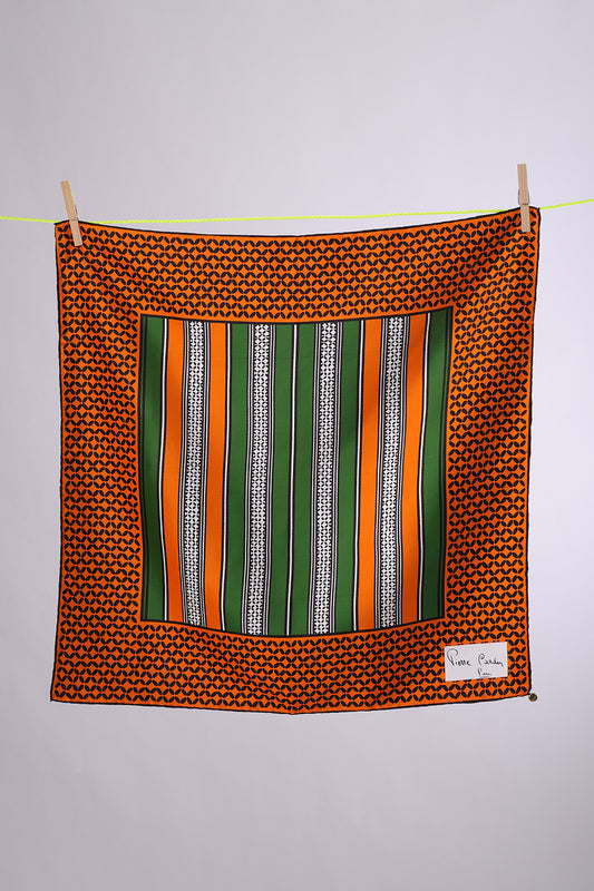 PIERRE CARDIN Orange & Green