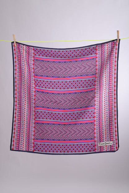 PIERRE CARDIN Lilac, Pink, Red & navy african pattern