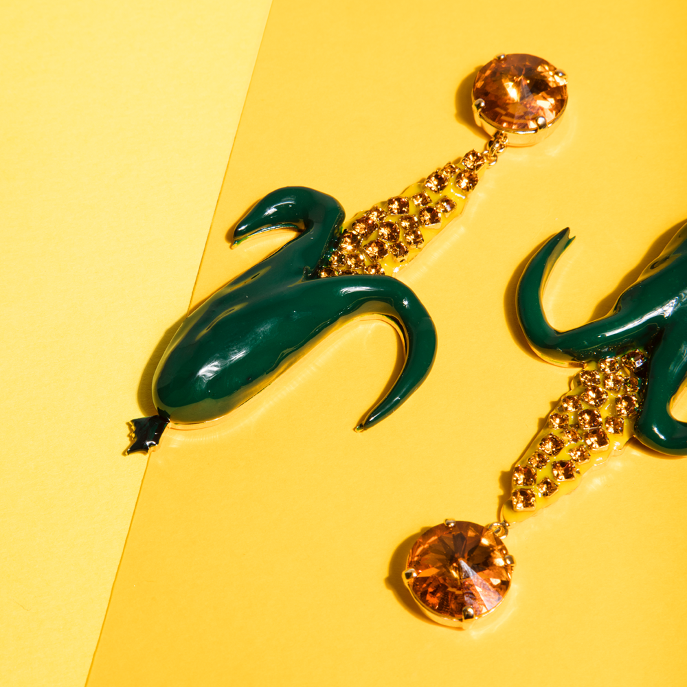 Corn Long Earrings