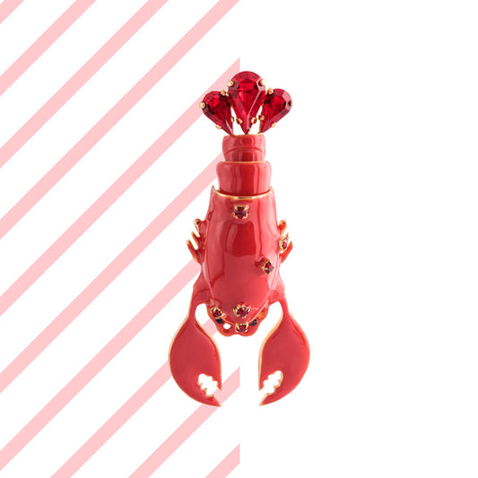 Lobster Red Brooch
