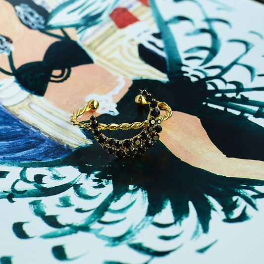 MOON Black Bracelet