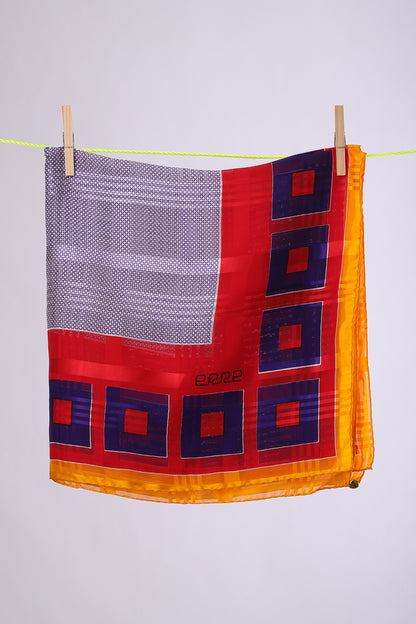 ERRE see through red, yellow & blue squares