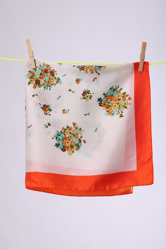 NO BRAND Orange frame with florals