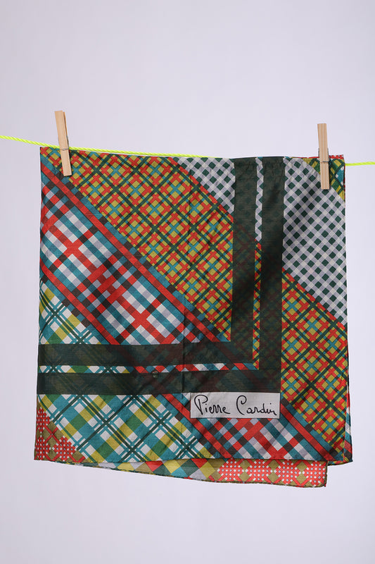 PIERRE CARDIN Vichy Green & Red