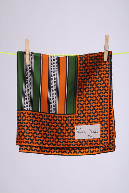 PIERRE CARDIN Orange & Green