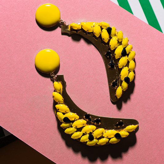 Banana Long Earrings