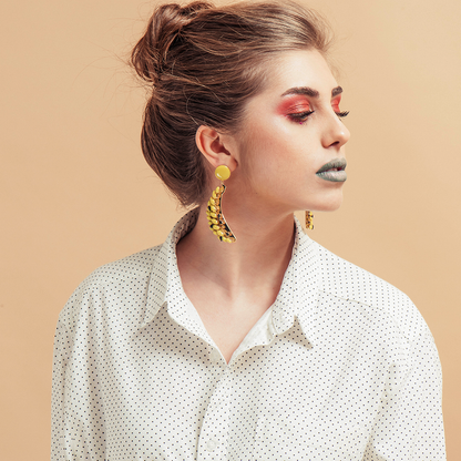 Banana Long Earrings