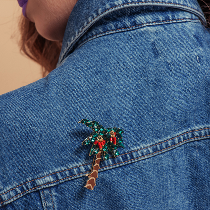 Palm Tree brooch